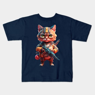 Pew Pew Army Kids T-Shirt